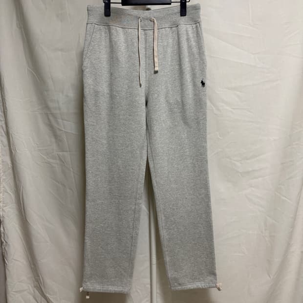 폴로 랄프로렌 포니 로고 기모 스웻팬츠 / 그레이, S