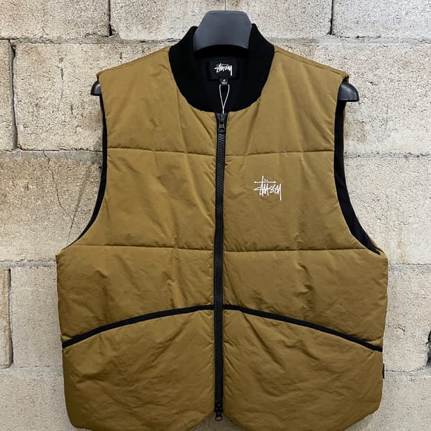 스투시 프리마로프트 퀼팅 조끼