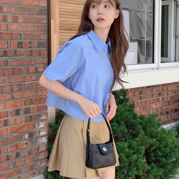 스파오 여성 반팔셔츠