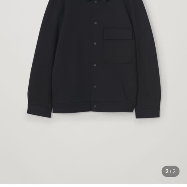 코스 cos 저지 트윌 자켓 XL