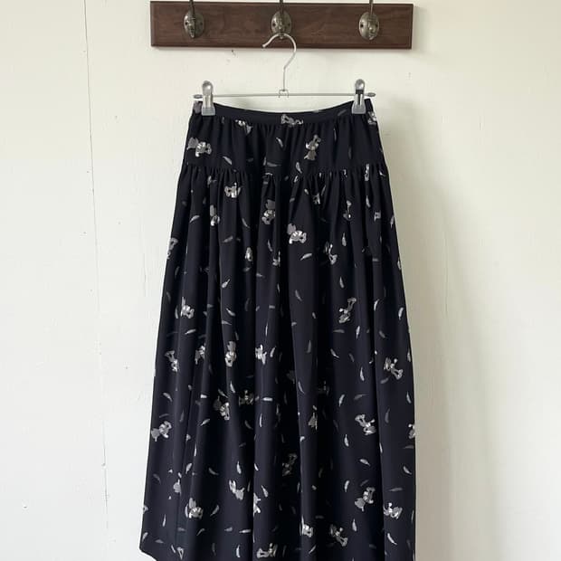 Pink house 아트 스커트