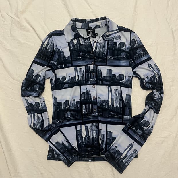 BADEE 배디 시티 프린트 져지 셔츠