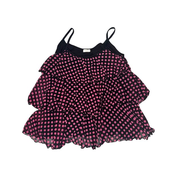 pink dot sleeveless 