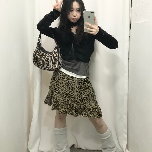 레오파드 오네갸루 코디 세트 🐆