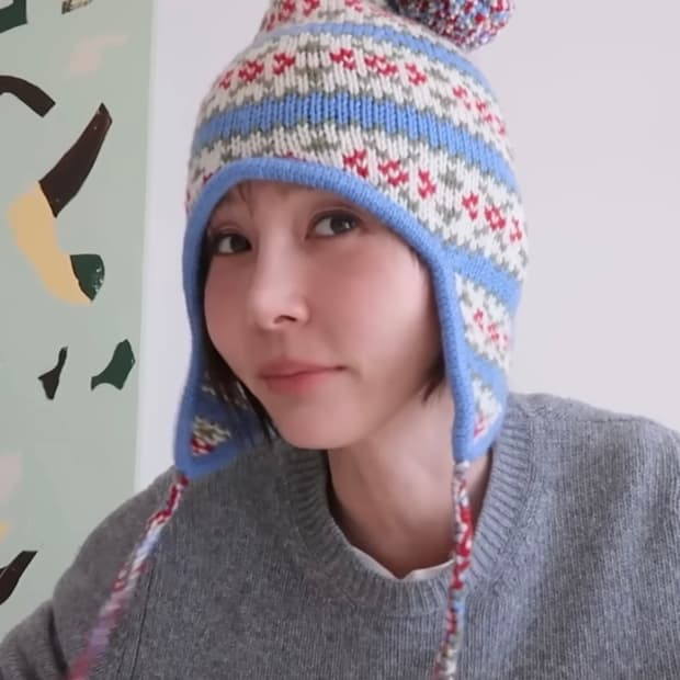 보디 BODE Wedgewood Pom 울 비니