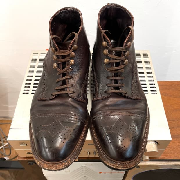 [275] 돌채앤가바나 브라운 레더 부츠