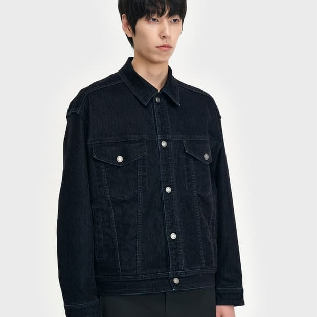 벨리에 트러커 자켓 후로킹블랙 05사이즈