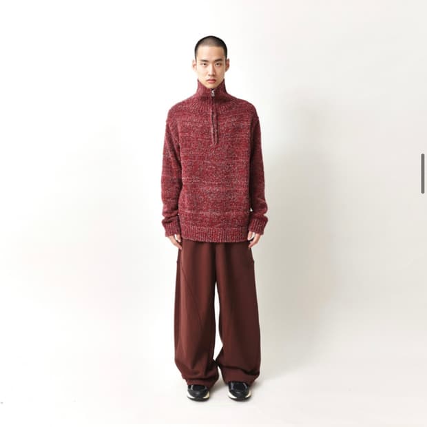 정가 23만) 999휴머니티 부클 집업 니트 M