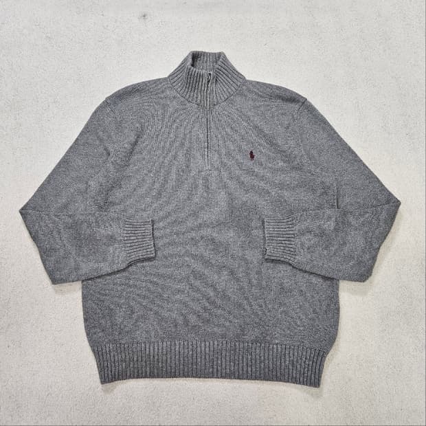 폴로 랄프 로렌 신형 반집업 니트 M