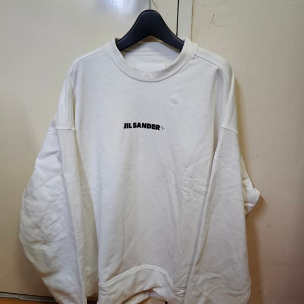 L ~ XL) 질 샌더 JIL SANDER 스웨트 셔츠 내추럴 맨투맨 M