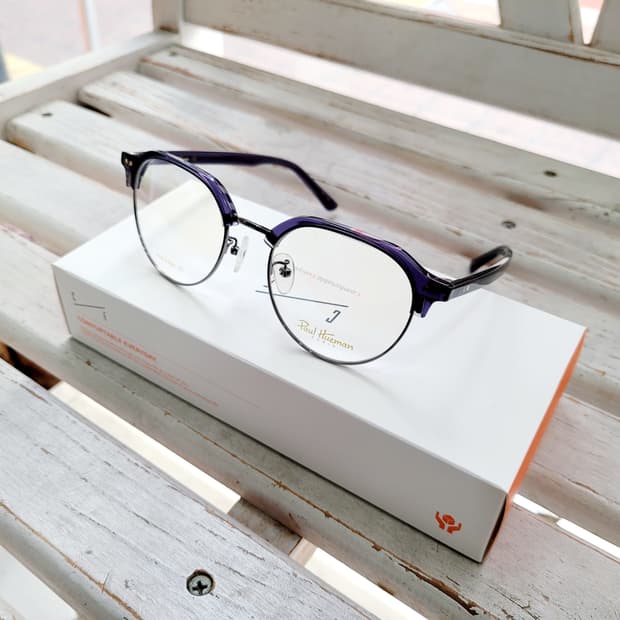 폴휴먼 안경 PHF-5198A 네이비칼라 하금테