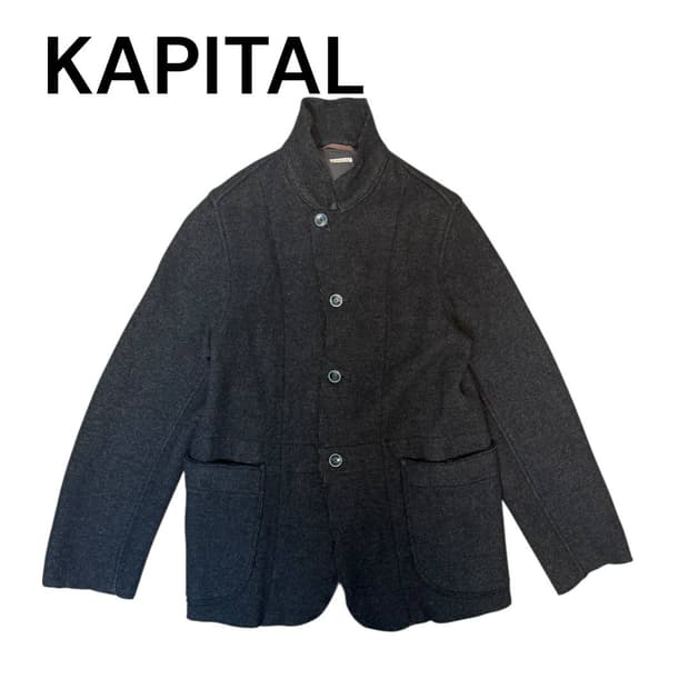 캐피탈 티롤 울 호스피탈 자켓 브라운