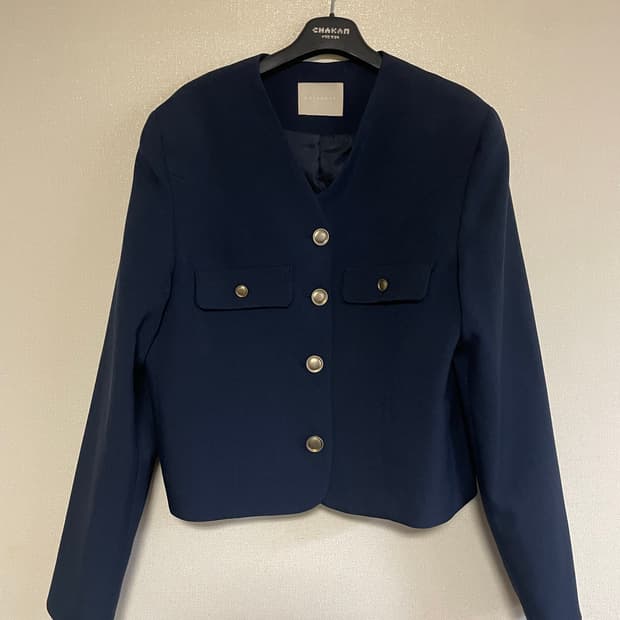 언더비 네이비 금장 자켓