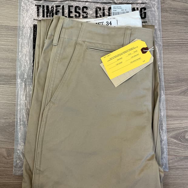 브론슨 1942 US 치노 34 새제품