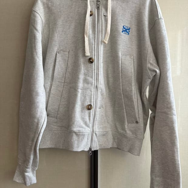 세터 테오 코튼 올 데이 후드 집업 (아트블루 M)