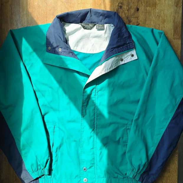 90s Dior 디올 빈티지 블루종 점퍼 자켓 XXL 