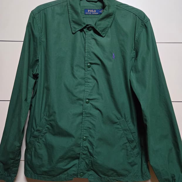 폴로 랄프로렌 남성 신형 포플린 코치자켓(큐알택 정품인증)