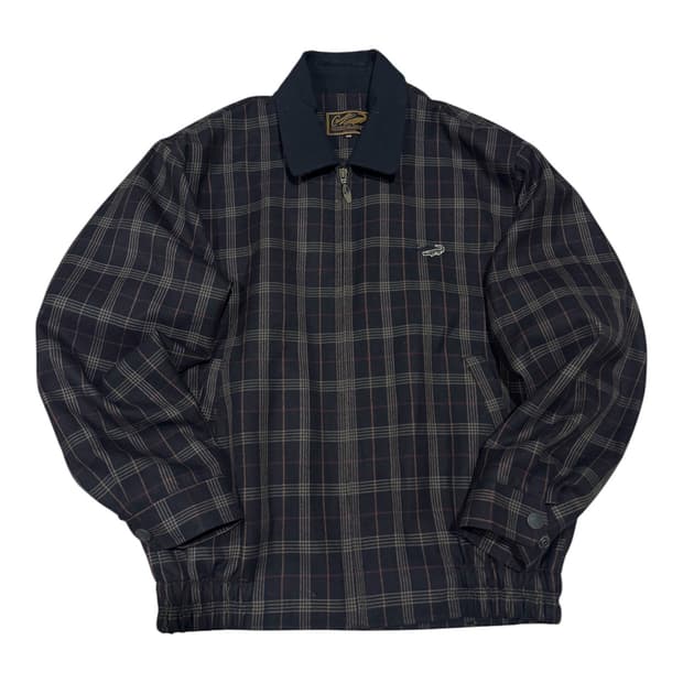 크로커다일 스윙톱 체크 워크자켓 