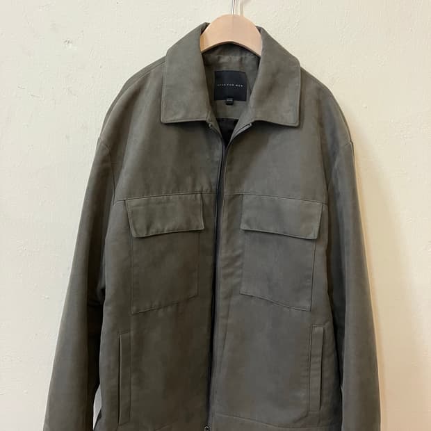 스파오맨 스웨이드 자켓