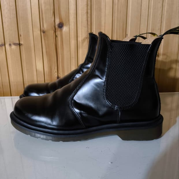 uk7 260mm 닥터마틴 2976 첼시부츠 스무스 블랙