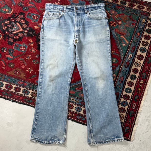 80's USA 빈티지 리바이스 517 체인스티치