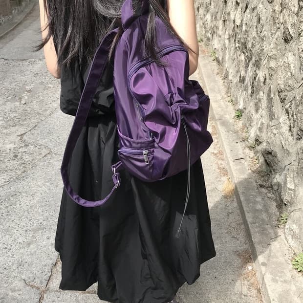 튜프티 sheen pocket backpack purple