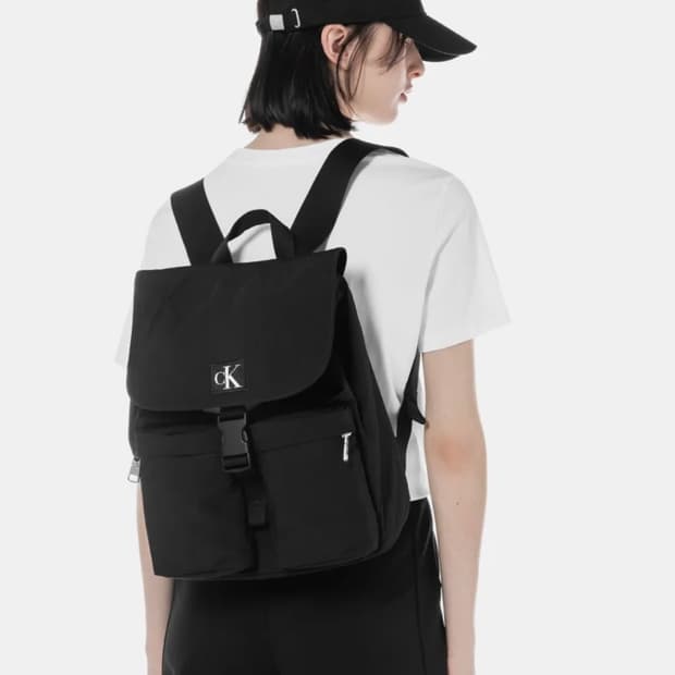 캘빈클라인 진 블랙 CKJ 시티 나일론 백팩 4K3187G UB1