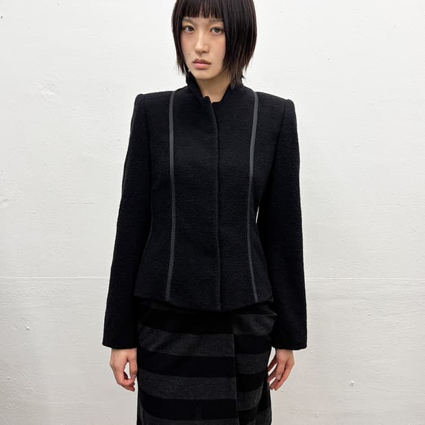 엠포리오 아르마니 2002F/W 파이핑 울 자켓