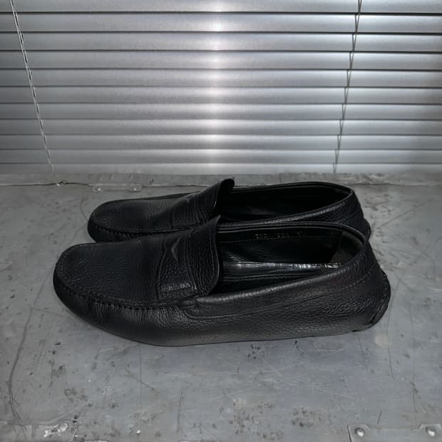 00s 프라다 스포츠 가죽 드라이빙 로퍼