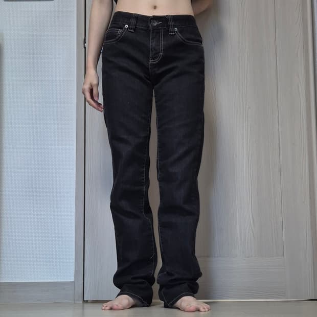 캘빈클라인 데님 팬츠 로우라이즈