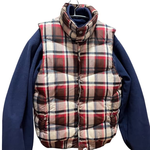 L/베이프 bape 패딩조끼 푸퍼 베스트 