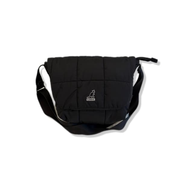 kangol poofer messenger bag