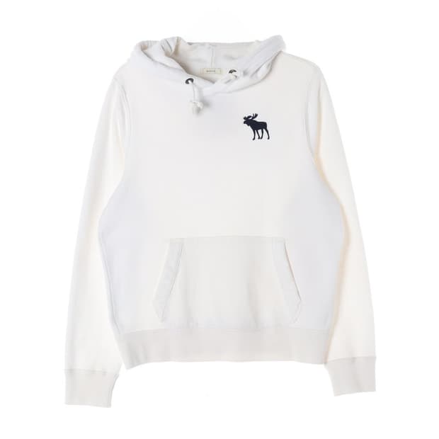 아베크롬비 시그니처 무스 로고 후드티 M