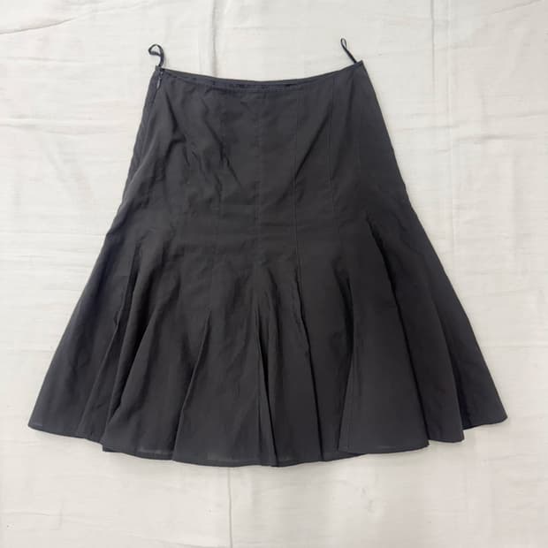 JPN vintage 차콜 주름 스커트