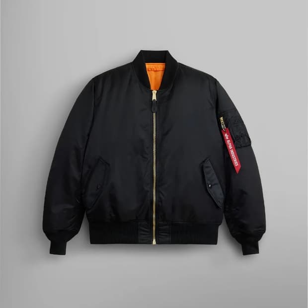 알파인더스트리 MA-1 플라이트 자켓 블랙
