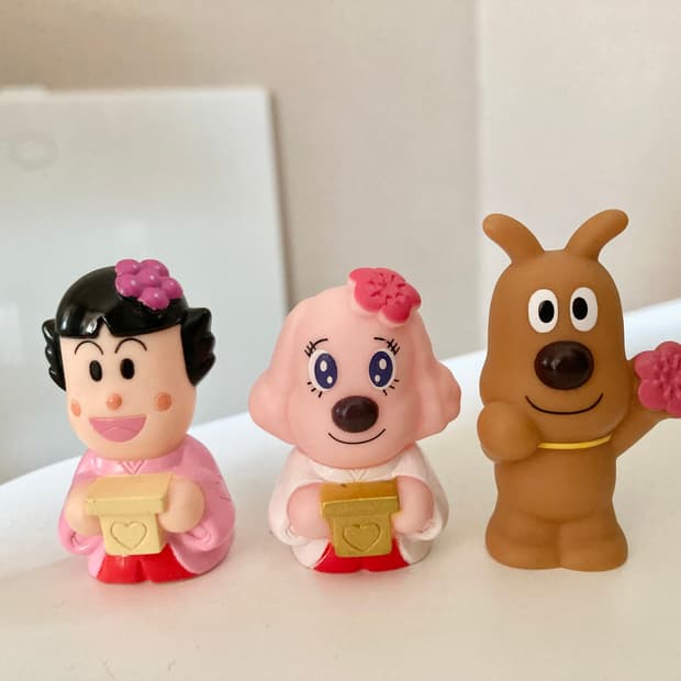 호빵맨 손가락 피규어 인형 버터누나 치즈