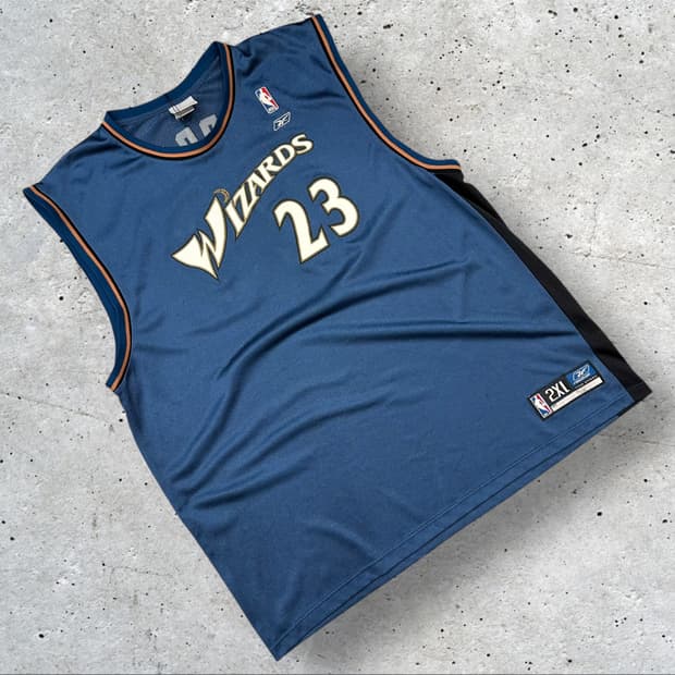 [2XL] 리복 NBA 조던 위저드 스포츠 베스트 져지 A404