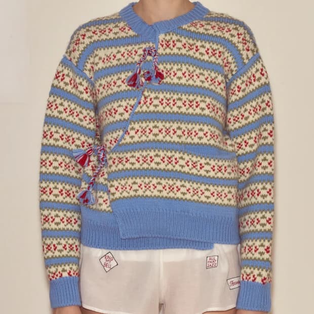 [S]보디 BODE Wedgewood 가디건