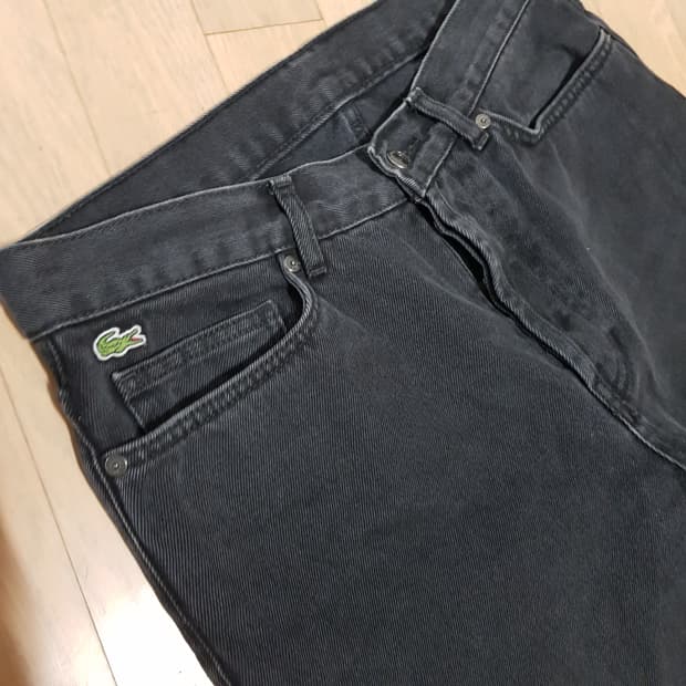 31 32 / 라코스테 LIVE / 흑청 데님 /2장410