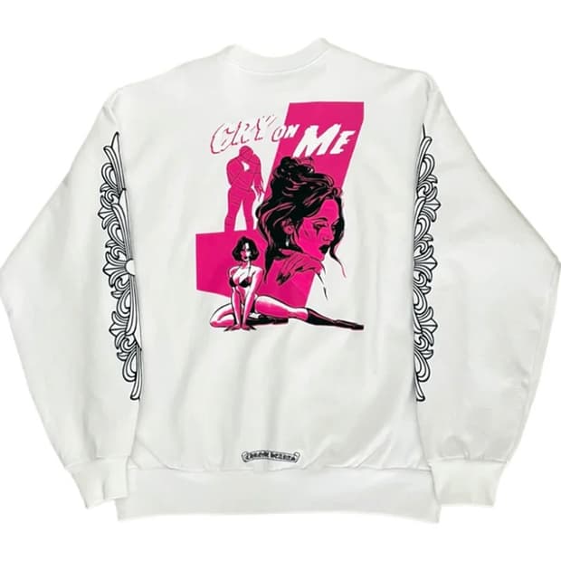 크롬하츠 데들리돌 플로랄 맨투맨