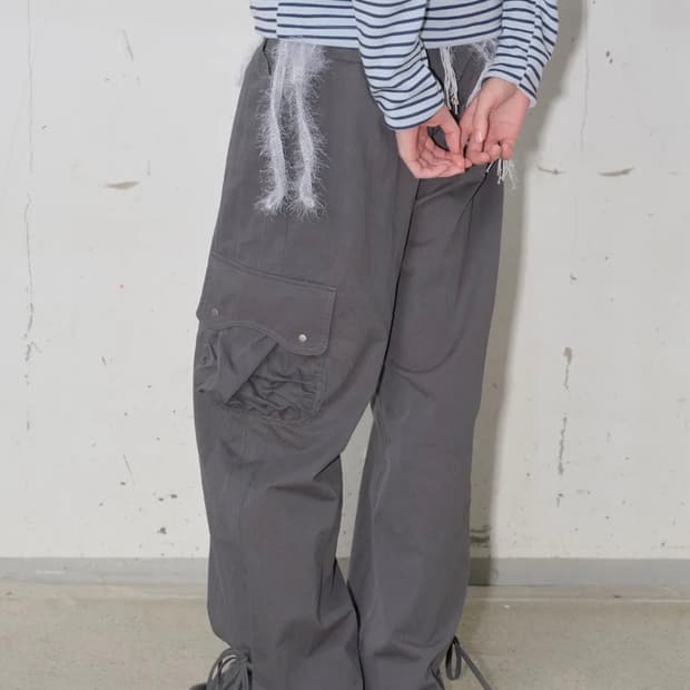 Dumpling Pocket Pants [Charcoal]