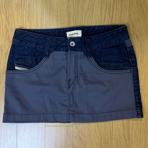 빈티지 디젤 데님 미니스커트 