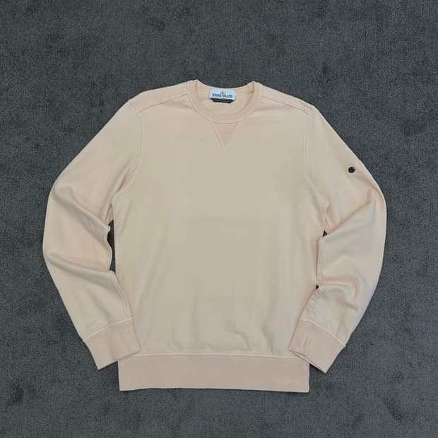 스톤아일랜드 핑크 맨투맨 S