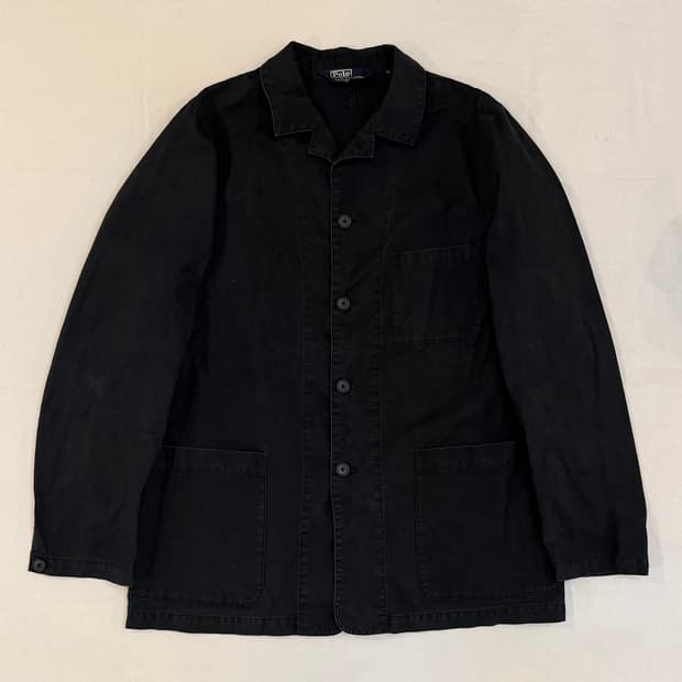 폴로 랄프로렌 일판 프렌치 워크자켓 초어자켓 블랙