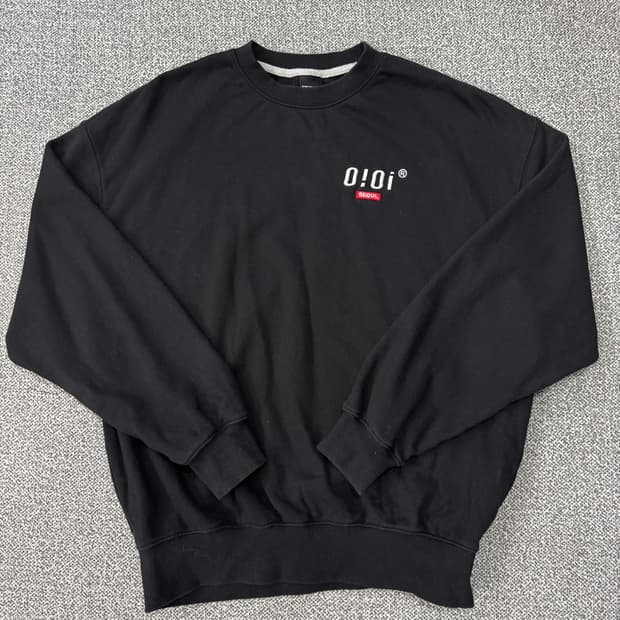 오아이오아이 시그니처로고 맨투맨