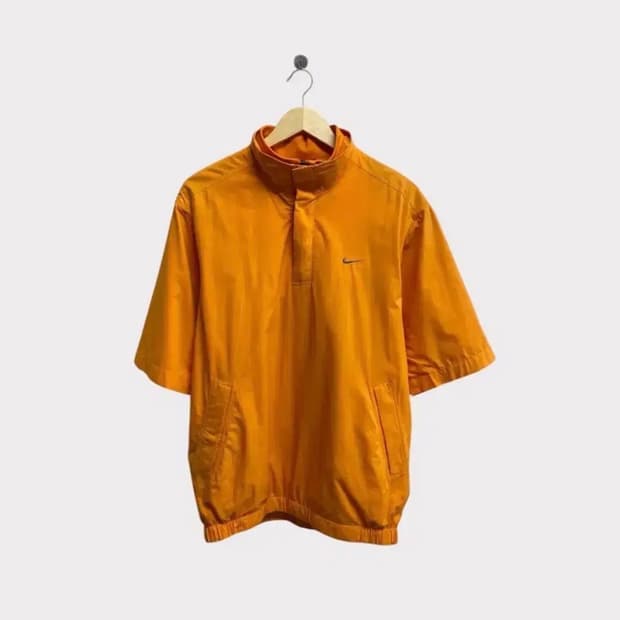 나이키 빈티지 올드스쿨 반팔 아노락 L