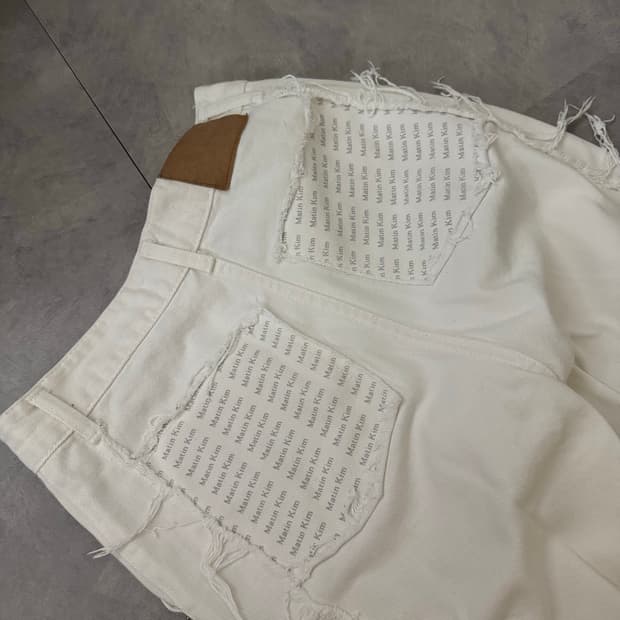 마뗑킴 커브 데님 팬츠