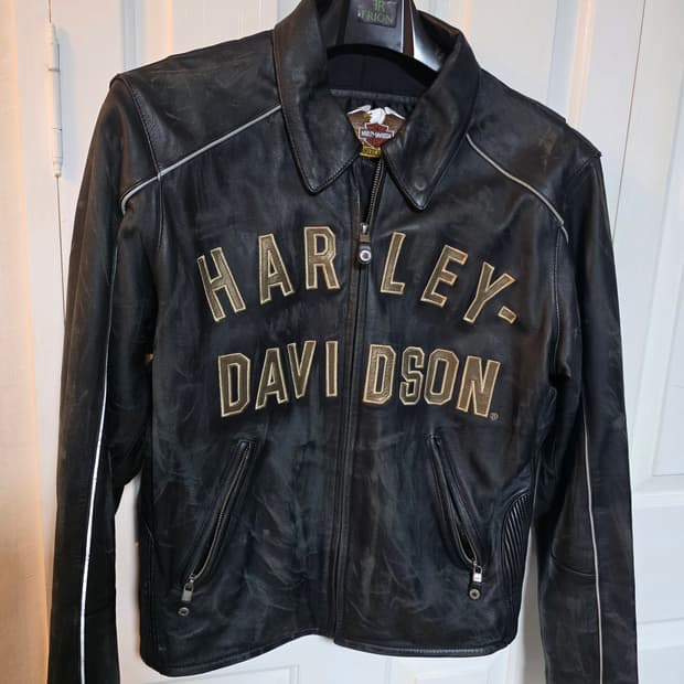 할리데이비슨 100주년 가죽 자켓 L 한국 105 XL 라이더