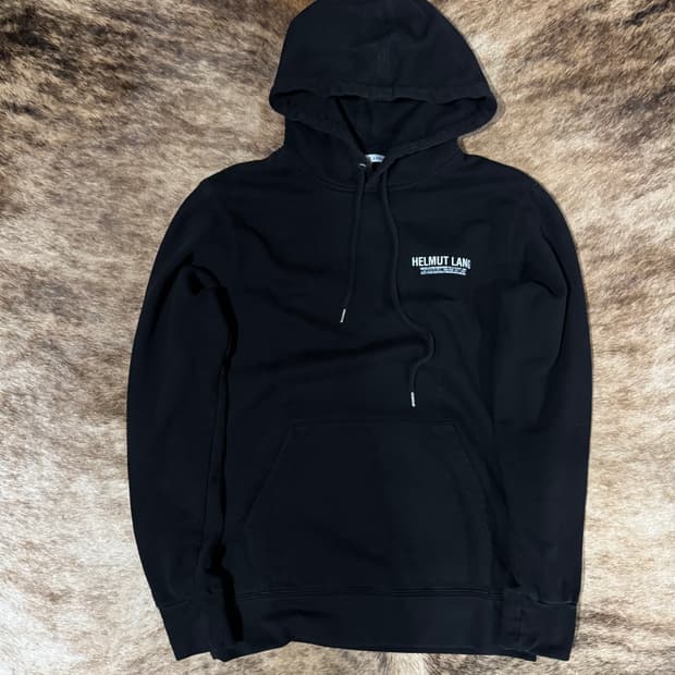 Helmut lang printing hoodie