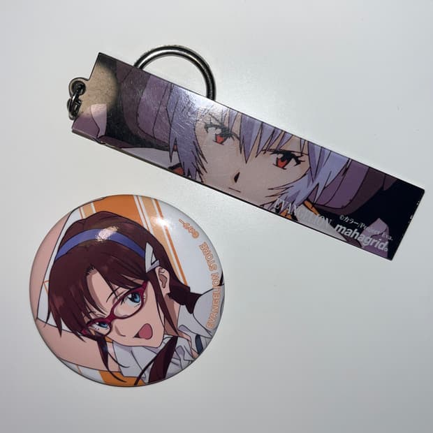 마하그리드 레이 키링 / 에반게리온 마리 뱃지